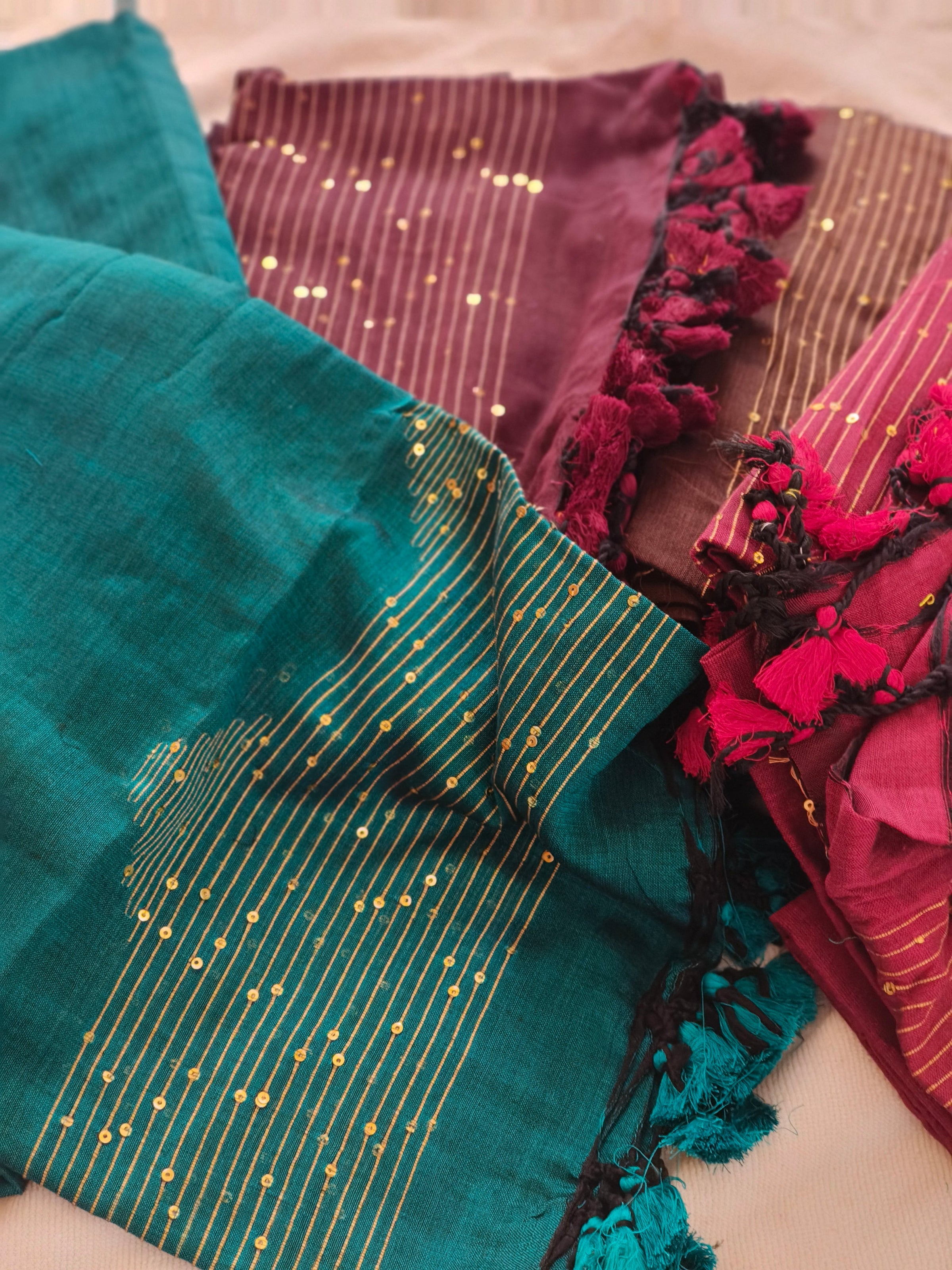 Jamdani Suit | Handwoven Cotton & Silk Jamdani Collections  HolyThread  India