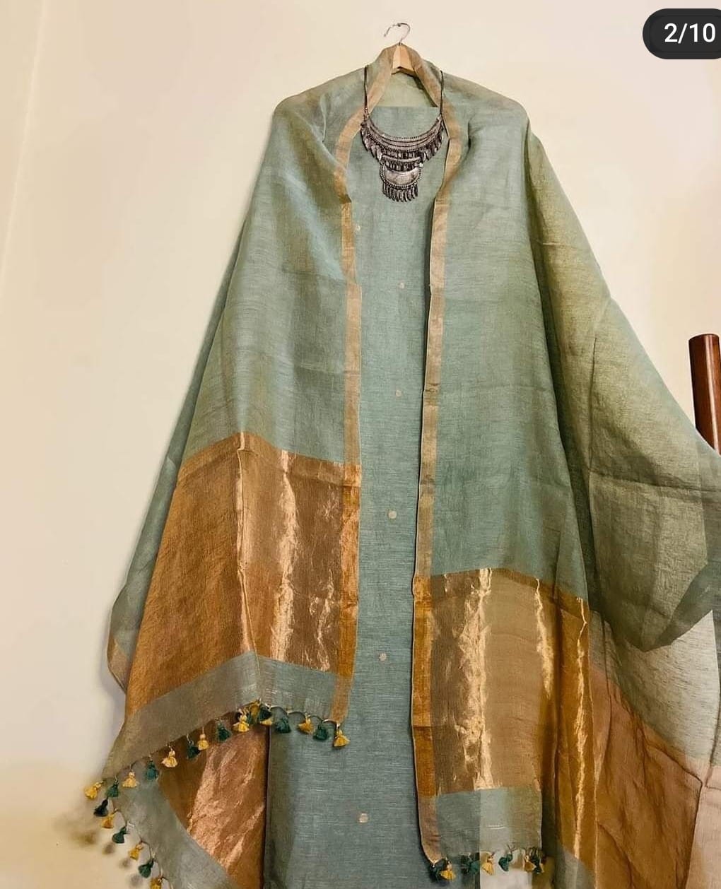 Jamdani Suit | Handwoven Cotton & Silk Jamdani Collections  HolyThread  India